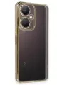 Newface Vivo Y27 Kılıf Razer Lensli Silikon - Gold