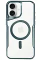 Newface Apple iPhone 16 Plus Kılıf Boyi Magsafe Silikon Kapak - Turkuaz