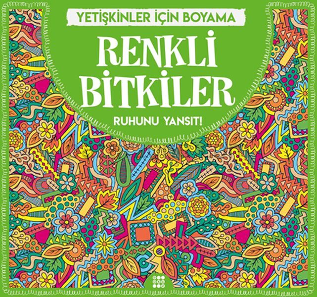Renkli Bitkiler - Yetişkinler İçin Boyama