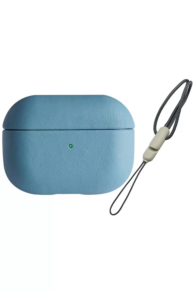 Newface Apple Airpods Pro 2 (2.nesil) 405 Deri Kılıf - Sierra Blue