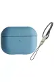 Newface Apple Airpods Pro 2 (2.nesil) 405 Deri Kılıf - Sierra Blue
