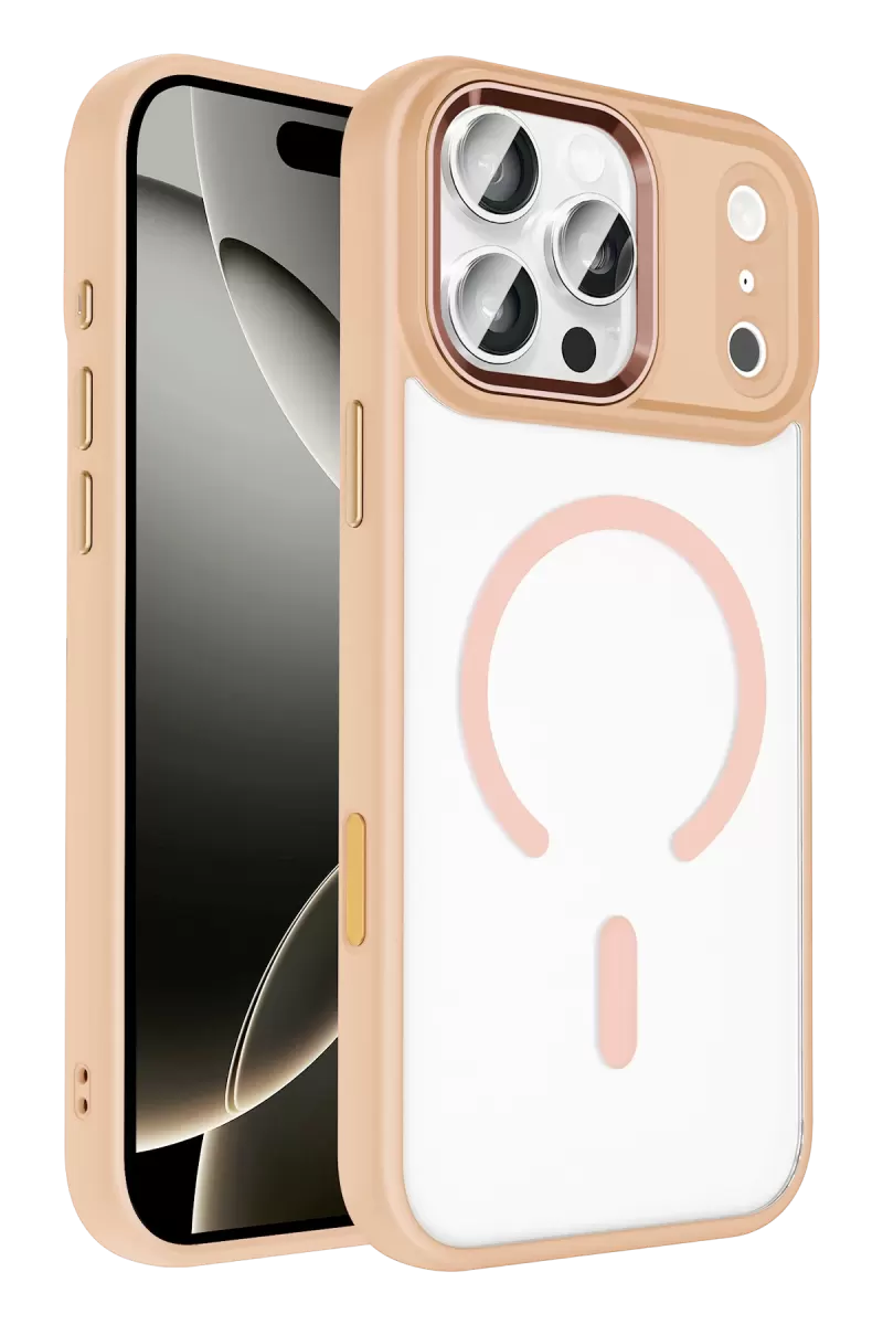 Joko Apple iPhone 17 Pro Max Terea Magsafe Kapak - Pembe