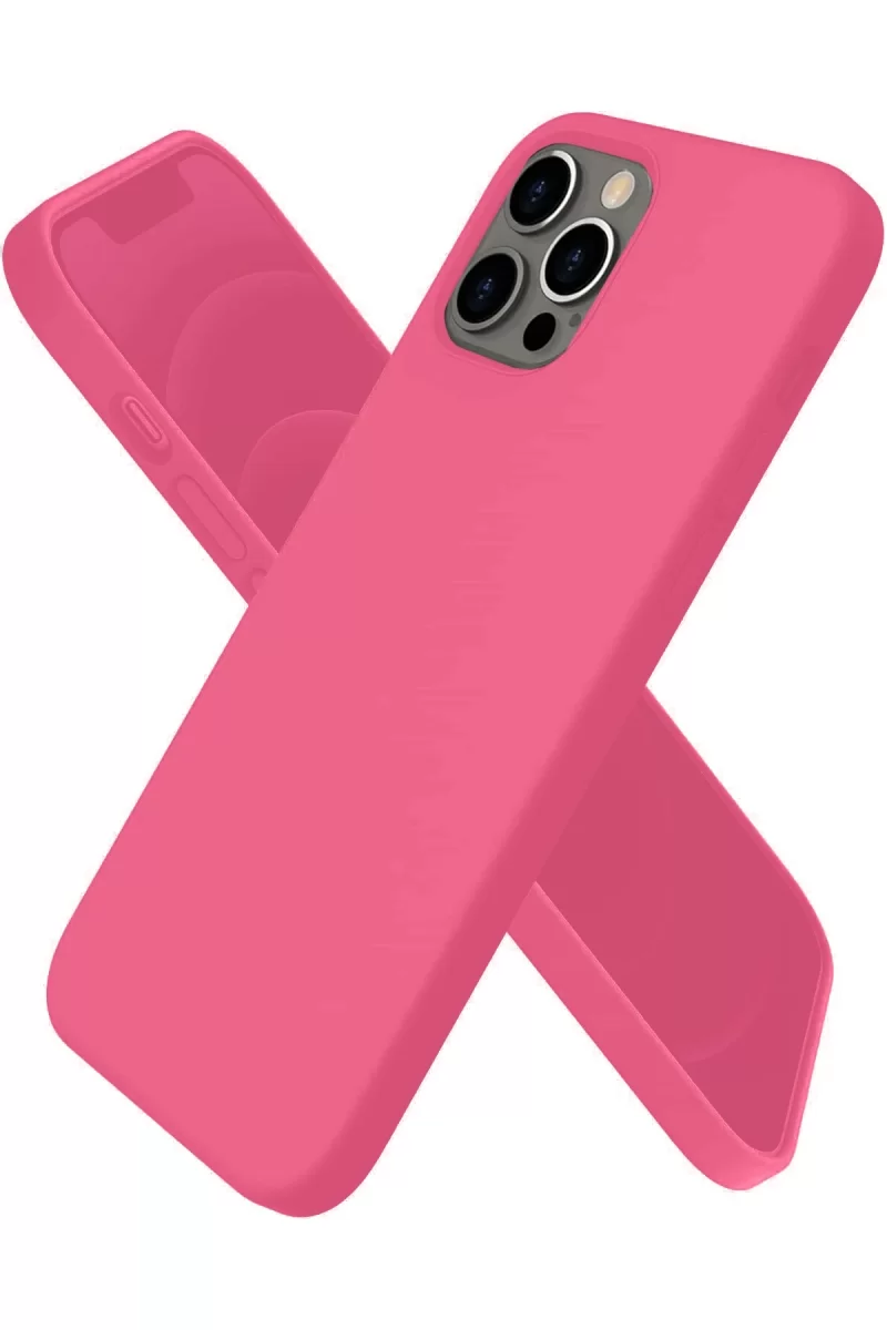 Newface Apple iPhone 12 Pro Kılıf First Silikon - Pembe