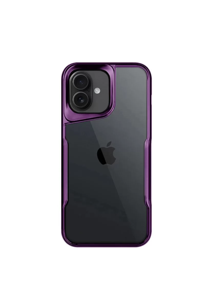 Newface Apple iPhone 16 Plus Kılıf Boyi Silikon Kapak - Derin Mor