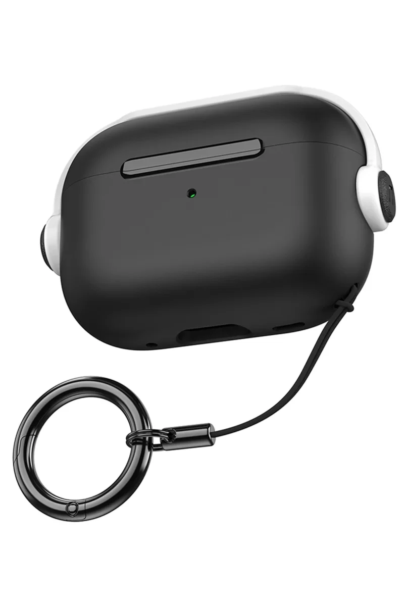 Newface Apple Airpods Pro 2 (2.nesil) Cool Kılıf - Siyah-Beyaz