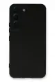 Newface Samsung Galaxy S22 Plus Kılıf Nano içi Kadife Silikon - Siyah