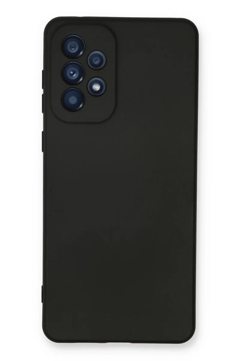 Newface Samsung Galaxy A33 5G Kılıf Nano içi Kadife Silikon - Siyah