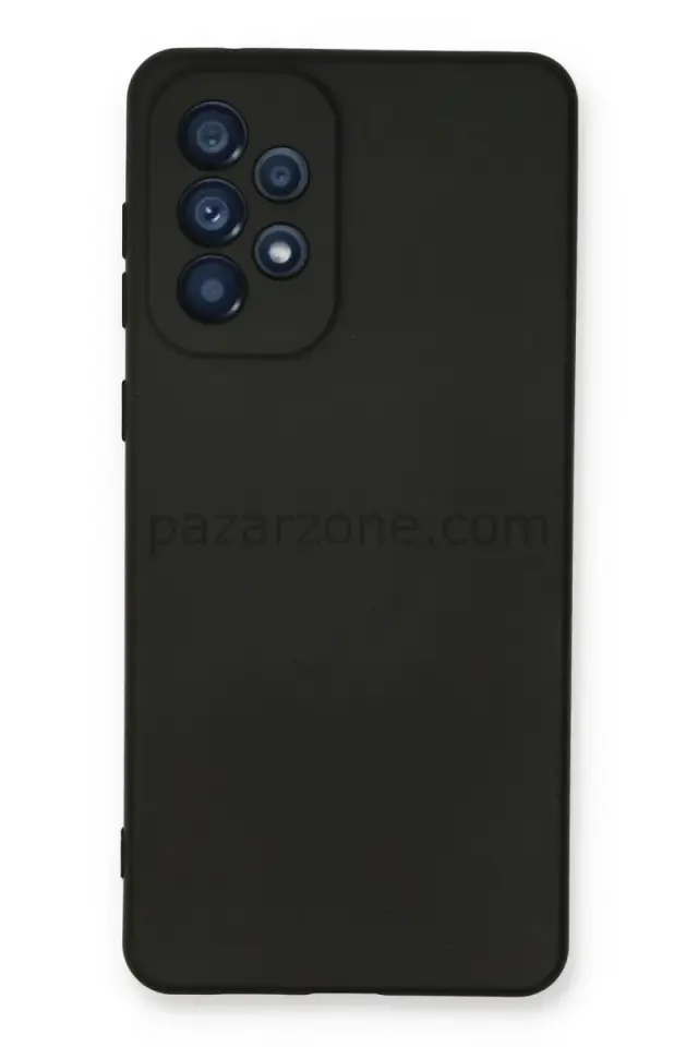 Newface Samsung Galaxy A33 5G Kılıf Nano içi Kadife Silikon - Siyah