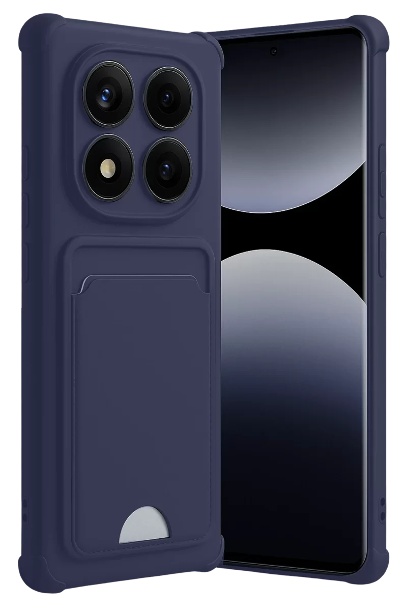 Newface Xiaomi Redmi Note 14 Pro Plus Kelvin Kartvizitli Silikon - Lacivert