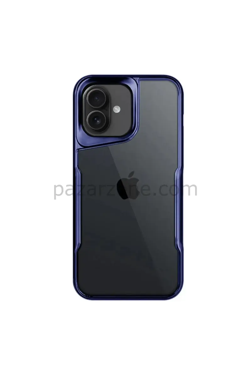 Newface Apple iPhone 16 Plus Kılıf Boyi Silikon Kapak - Lacivert