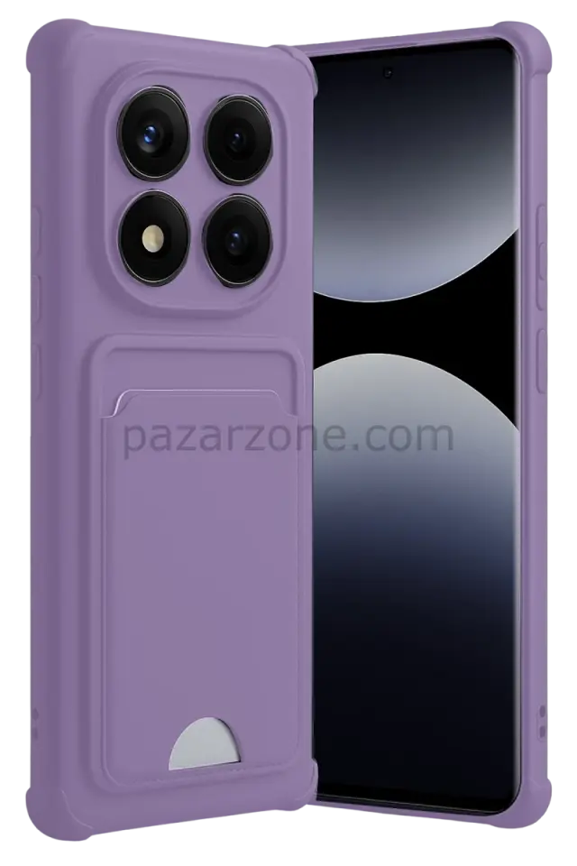 Newface Xiaomi Redmi Note 14 Pro Plus Kelvin Kartvizitli Silikon - Lila