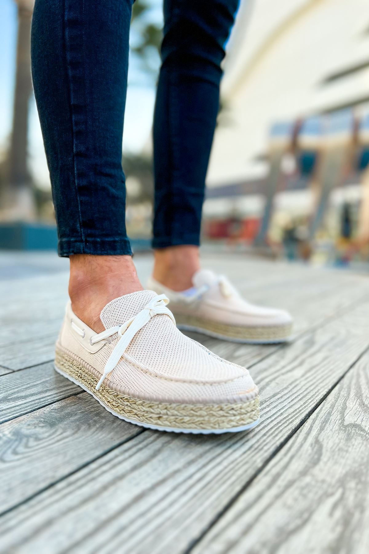 CH311 - Espadril Erkek Ayakkabı BEJ