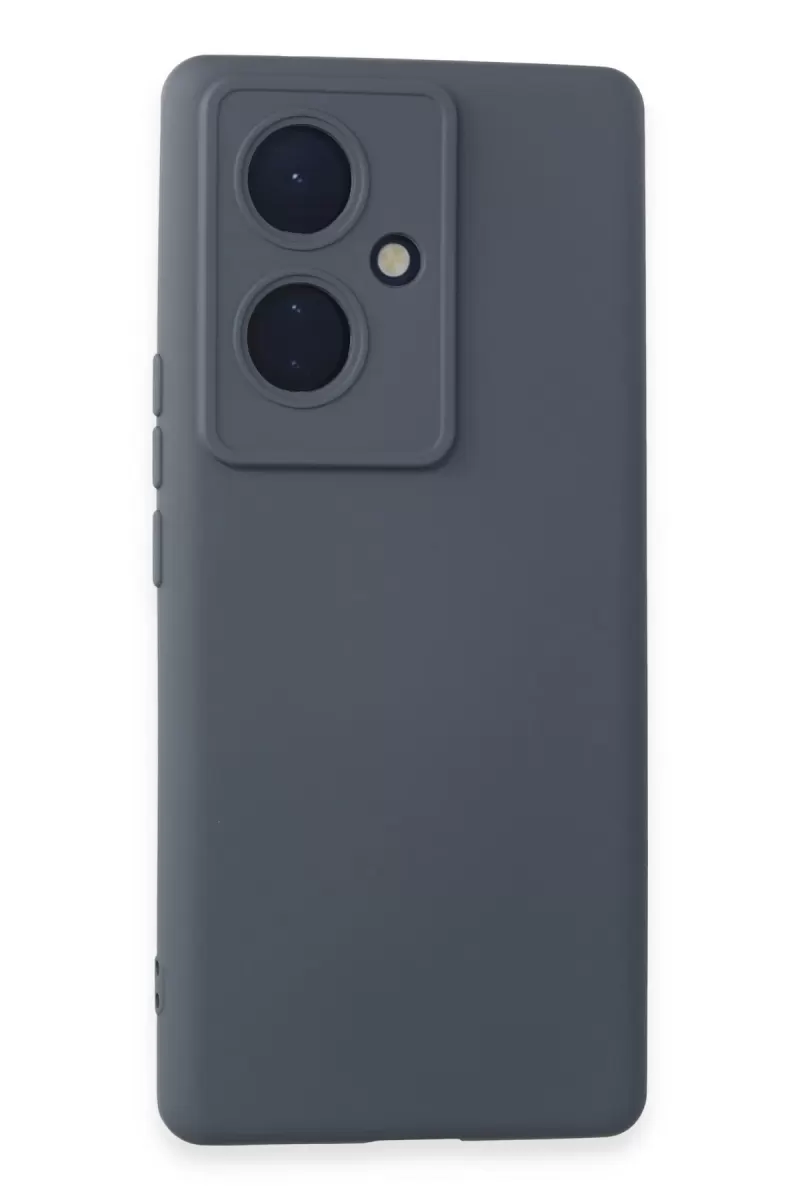 Newface Vivo V29 Lite Kılıf Nano içi Kadife Silikon - Gri