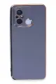 Newface Xiaomi Redmi 12C Kılıf Volet Silikon - Mavi