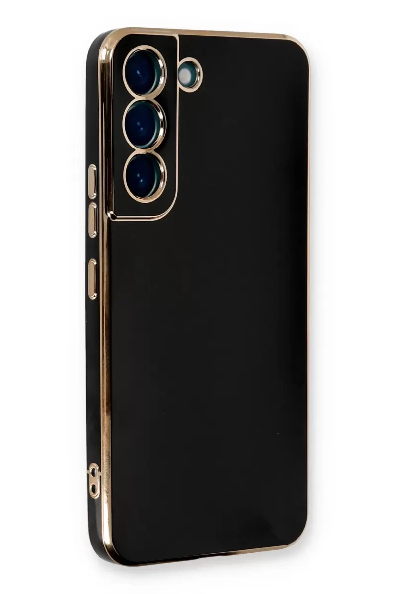 Newface Samsung Galaxy S22 Plus Kılıf Volet Silikon - Siyah
