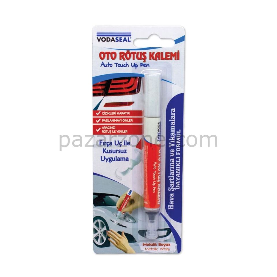 Vodaseal Oto Rötuş Kalemi Metalik Beyaz 5 ml
