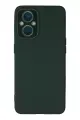 Newface Oppo Reno 7 Lite Kılıf Lansman Glass Kapak - Koyu Yeşil