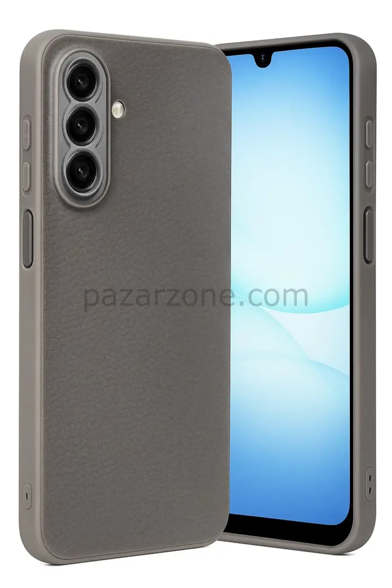 Newface Samsung Galaxy A37 5G Thermax Silikon Kılıf - Gri