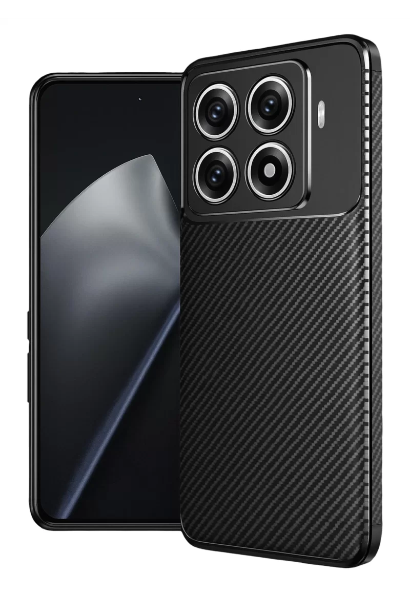 Newface Xiaomi Mi 15T Pro Auto Focus Karbon Kapak - Siyah