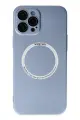 Newface Apple iPhone 12 Pro Kılıf Jack Magneticsafe Lens Silikon - Sierra Blue