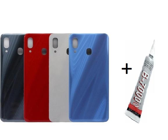 SAMSUNG A30 Arka Batarya Pil Kapağı KIRMIZI (B7000