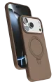 Newface Apple iPhone 17 Pro Regal Magsafe Standlı Kapak - Çöl Titanyum