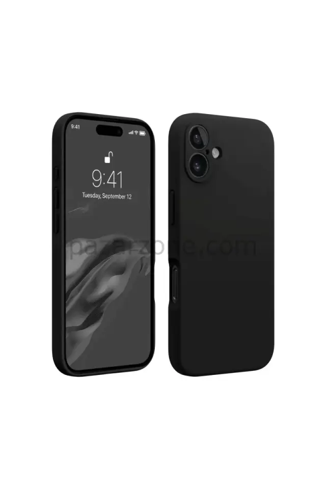 Newface Apple iPhone 16 Plus Kılıf First Silikon - Siyah