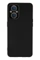 Newface Oppo Reno 7 Lite Kılıf Lansman Glass Kapak - Siyah