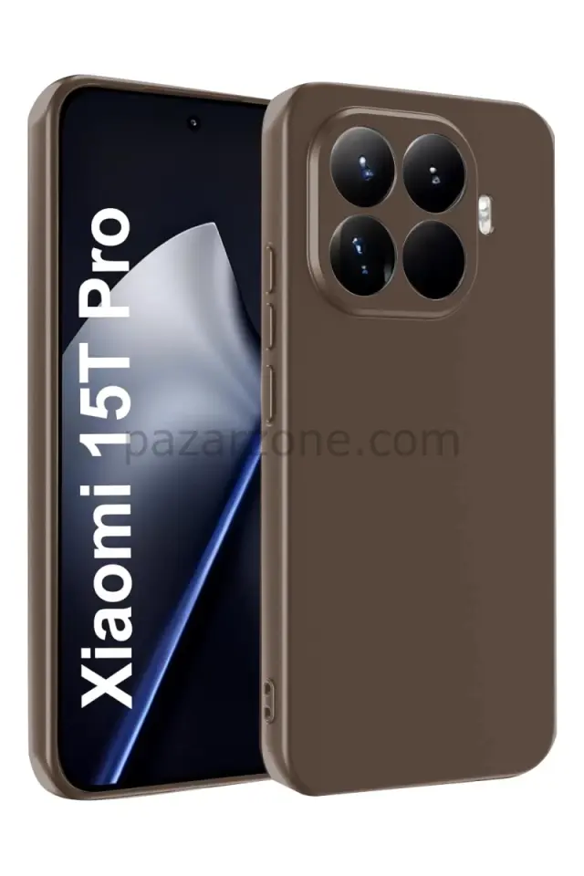 Newface Xiaomi Mi 15T Pro First Silikon - Kahverengi