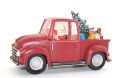Araba Tasarımlı Işıklı Müzikli Noel Baba Kar Küresi
