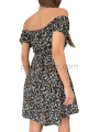 Madonna Yaka Leopar Desenli Elbise