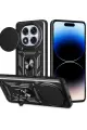 Newface Xiaomi Redmi Note 14 Pro Plus Kılıf Pars Lens Yüzüklü Silikon - Siyah