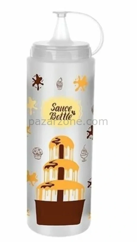 Çikolata Sos Şişesi - Şeffaf  - 700 Ml