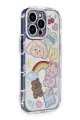 Newface Apple iPhone 14 Pro Max Kılıf Reflexion Desenli Kapak - Desen 4