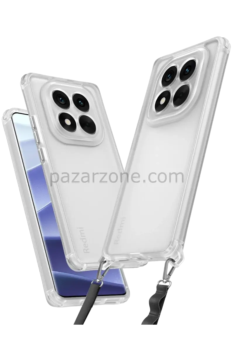 Newface Xiaomi Redmi Note 14 Pro Plus Kılıf Penta Silikon Kılıf - Şeffaf