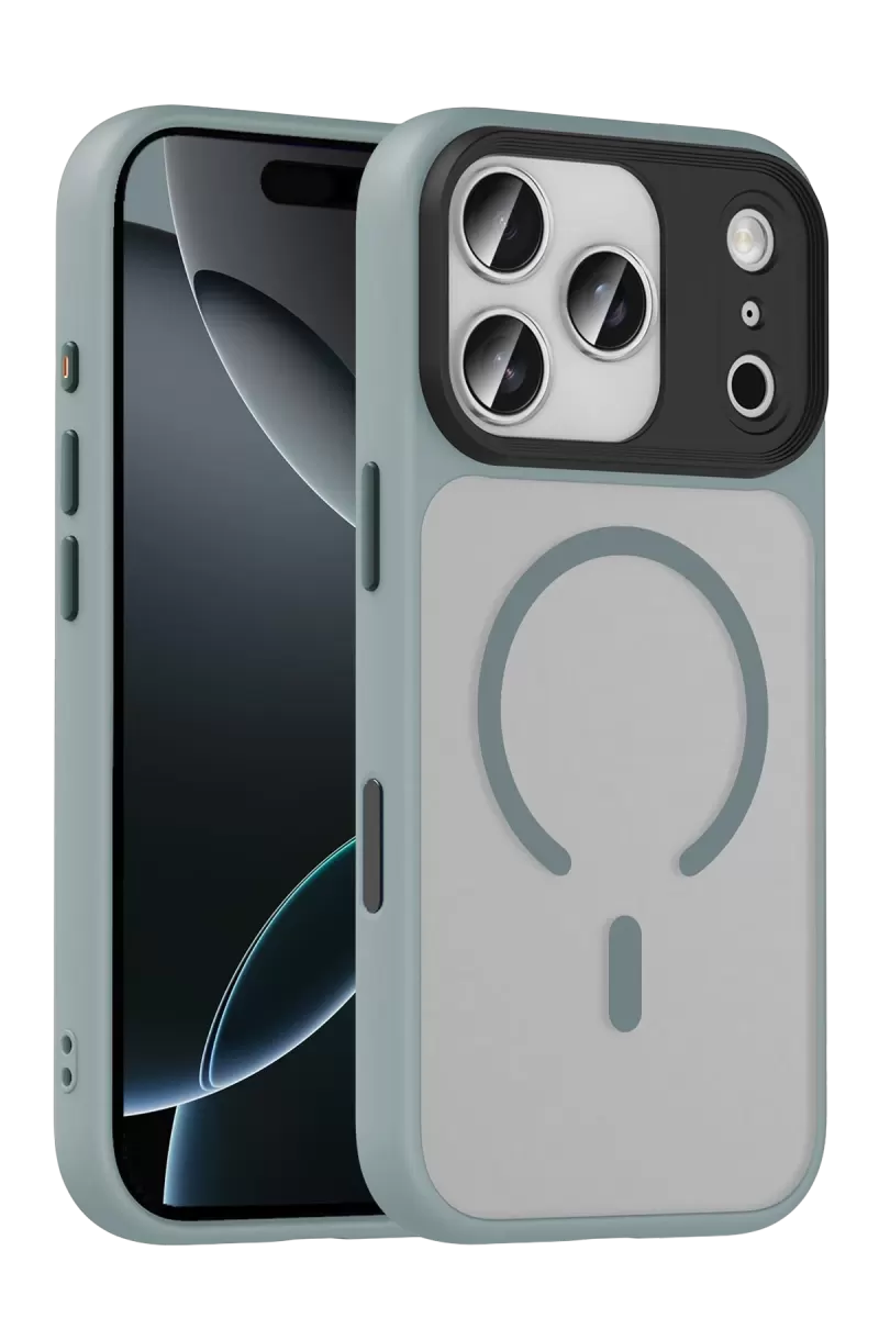 Joko Apple iPhone 17 Pro Megane Magsafe Kapak - Titan Gri