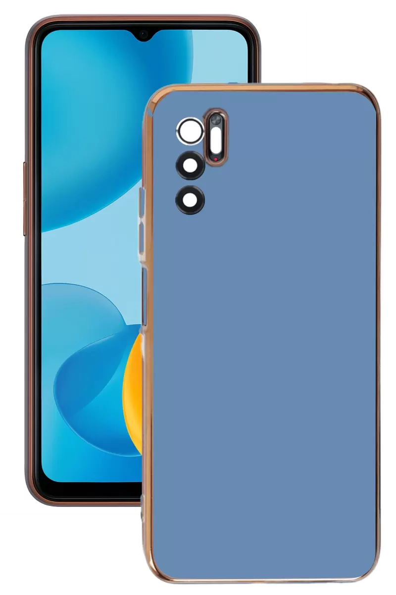 Newface Xiaomi Redmi Note 11 SE Kılıf Volet Silikon - Mavi