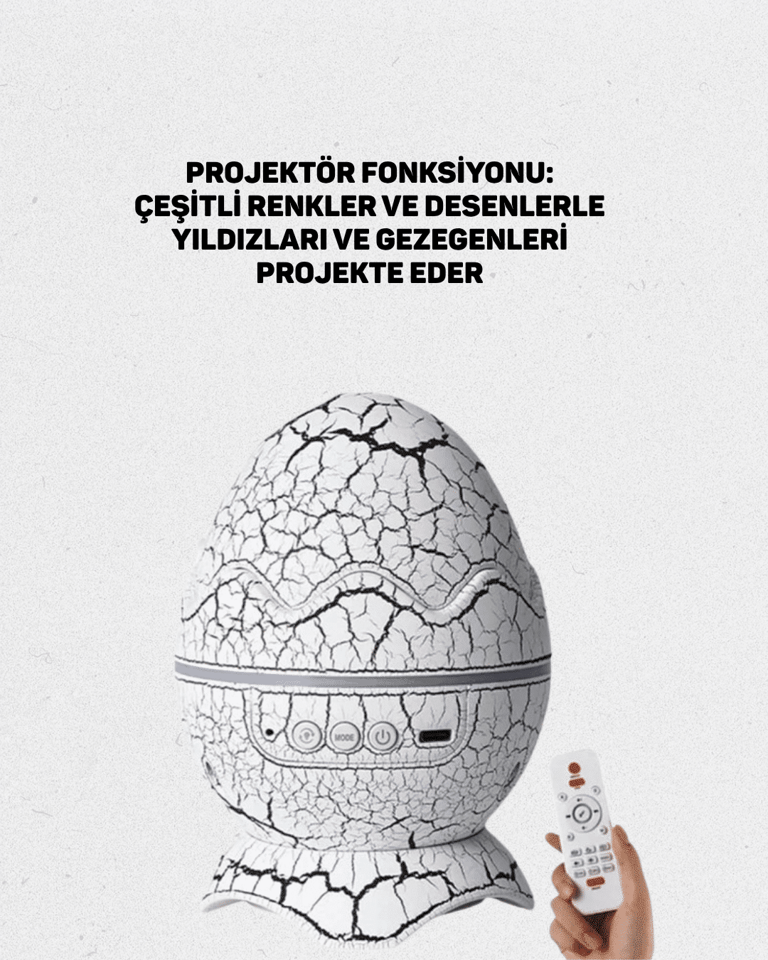 Yıldız Gökyüzü Efektli Çok Modlu Gece Işığı