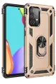 Newface Samsung Galaxy A33 5G Kılıf Sofya Yüzüklü Silikon Kapak - Gold