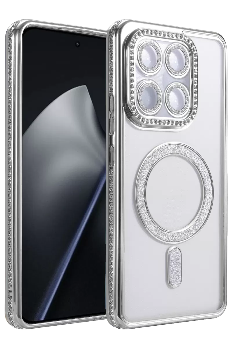 Newface Xiaomi Mi 15T Pro Joke Simli Magneticsafe Kılıf - Gümüş