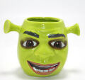 3D Shrek Tasarımı Porselen Kupa Bardak