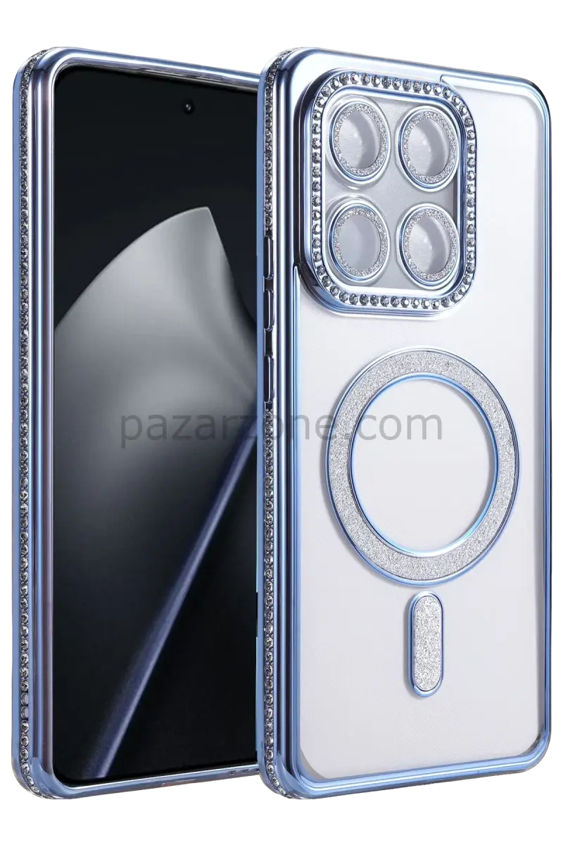 Newface Xiaomi Mi 15T Pro Joke Simli Magneticsafe Kılıf - Mavi