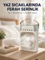 Taşınabilir 3'ü 1 Arada Mini Fan | Nemlendirici + Soğutucu + Gece Lambası Yeni Nesil