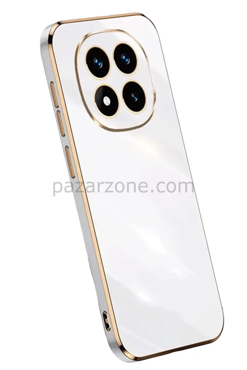 Newface Xiaomi Redmi Note 14 Pro Plus Kılıf Volet Silikon - Beyaz