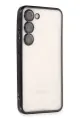 Newface Samsung Galaxy S24 Kılıf Razer Lensli Silikon - Siyah