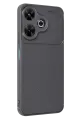 Newface Xiaomi Redmi 13 4G Kılıf Auto Focus Karbon Kapak - Gri