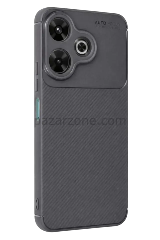 Newface Xiaomi Redmi 13 4G Kılıf Auto Focus Karbon Kapak - Gri