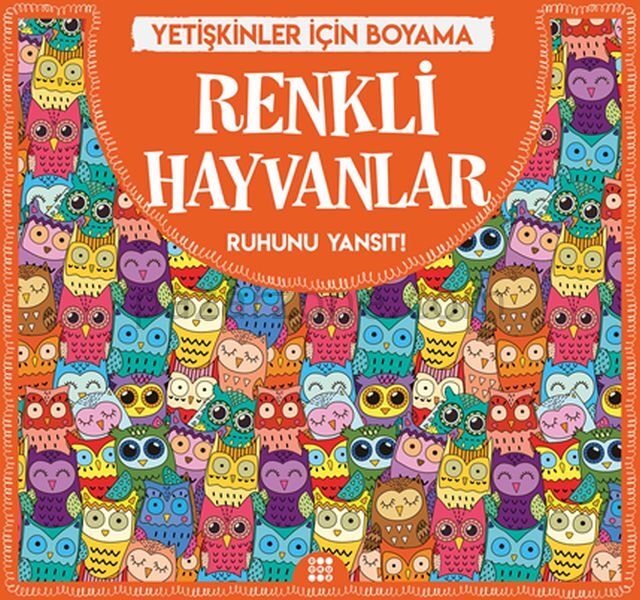 Renkli Hayvanlar - Yetişkinler İçin Boyama