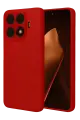 Newface Xiaomi Mi 15T Pro Nano içi Kadife Silikon - Kırmızı