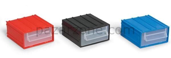 Portbag PÇ011 Çekmece Mavi-Kırmızı